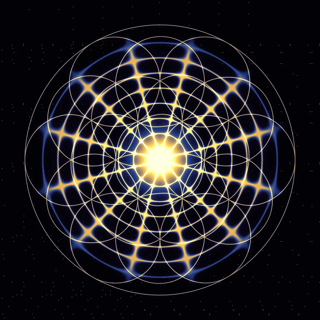 Modo Mandala: Flor de la vida a 528 Hz